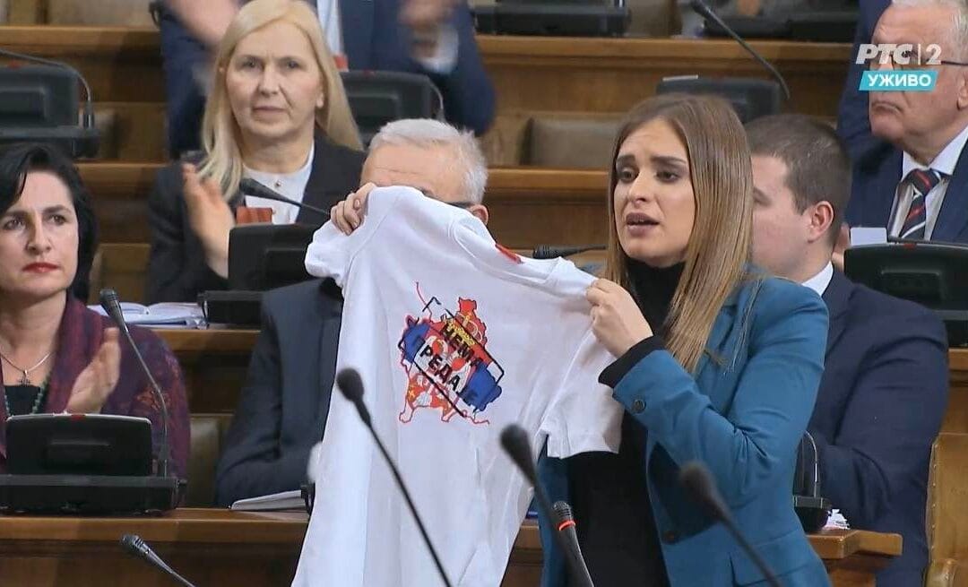 МИЛИЦА ЂУРЂЕВИЋ: „СНС ЈЕ СТАВИЛА КАТАНАЦ НА ВРАТА НАРОДНЕ СКУПШТИНЕ!“