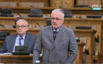 (ВИДЕО) ДРАГАН НИКОЛИЋ: „Ви сте увели Шаипа Камберија на силу у Скупштину да подрива државни суверенитет Србије!“