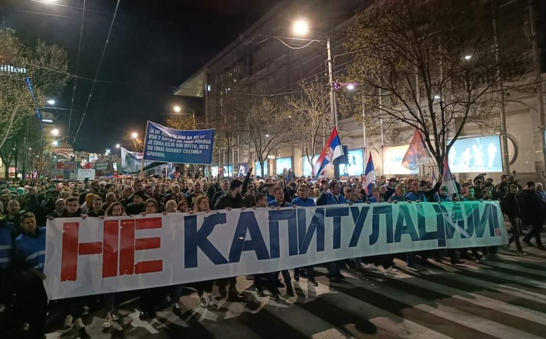 ДОК КУРТИ ОКУПИРА КиМ, ОСТАТАК СРБИЈЕ ЈЕ ПОД УЗУРПАЦИЈОМ КОНТРАМИТИНГА СНС!