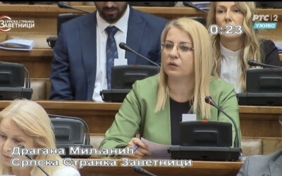 (ВИДЕО) ДРАГАНА МИЉАНИЋ: „КАДА ЋЕТЕ ИСПРАВИТИ ВЕЛИКУ НЕПРАВДУ ПРЕМА ГЛУВИМ И НАГЛУВИМ ОСОБАМА У СРБИЈИ?“