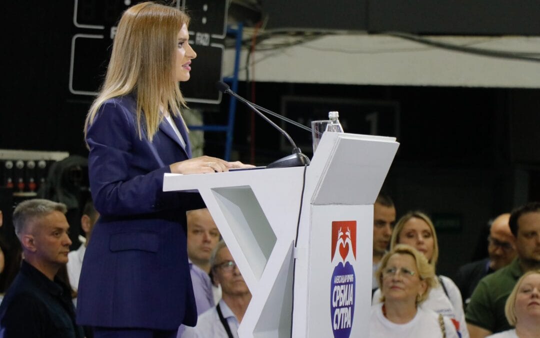 У НЕДЕЉУ ЋЕМО ПОБЕДИТИ ОНЕ КОЈИ ЖЕЛЕ ДА ПОБЕДЕ СРБИЈУ – Милица Ђурђевић