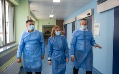 МИЛИЦА ЂУРЂЕВИЋ ПОСЕТИЛА КЛИНИЧКИ ЦЕНТАР У БАЊАЛУЦИ