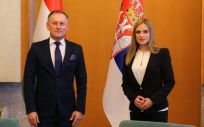 САСТАНАК ЂУРЂЕВИЋ СА АМБАСАДОРОМ МАЂАРСКЕ