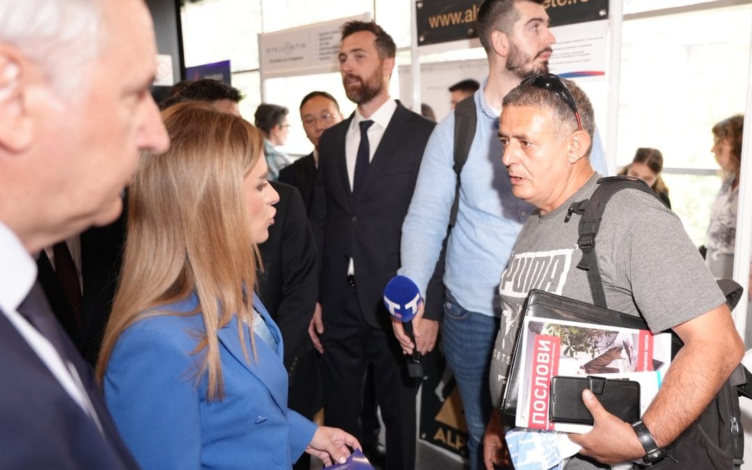 Ђурђевић Стаменковски на Београдском сајму запошљавања: Србија која ради је Србија наше визије