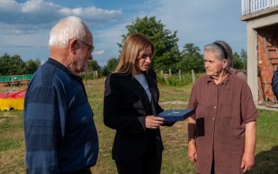 Ђурђевић у Пљевљима: Породици Предрага Леовца уручили смо борачку споменицу