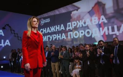 Ђурђевић Стаменковски на скупу у Сава центру: Заветници остају исти – непоколебљиви и доследни у борби за Србију која одлучује, за Србију која не клечи